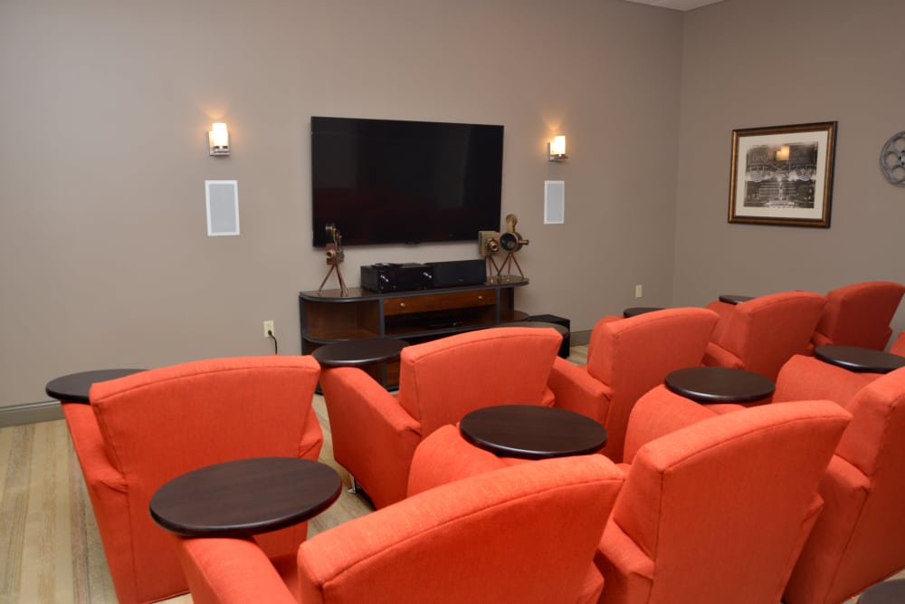 Theatre room at The Springs at Lafayette in Lafayette, Indiana
