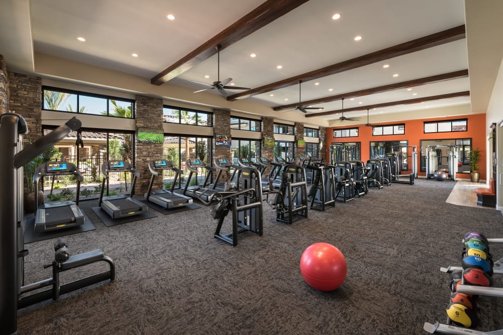 Fitness center at San Piedra in Mesa, Arizona