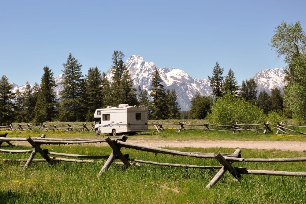 RV camping near Summit Self-Storage in Driggs, Idaho
