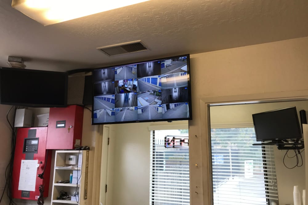 Security features at Storage Solutions in Manteca, California