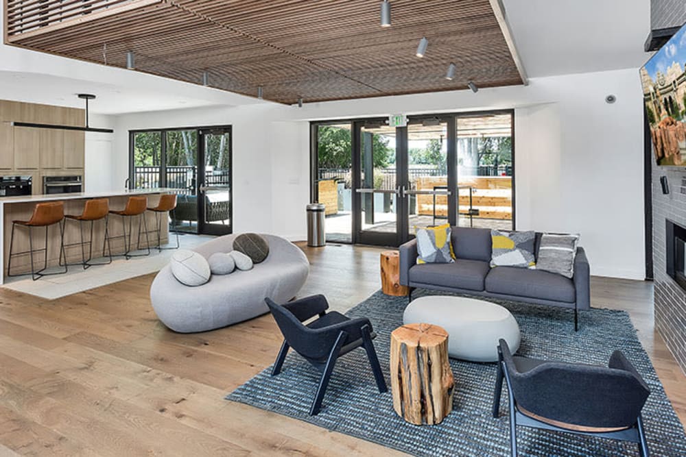 Comfortable lounge at TAVA Waters in Denver, Colorado
