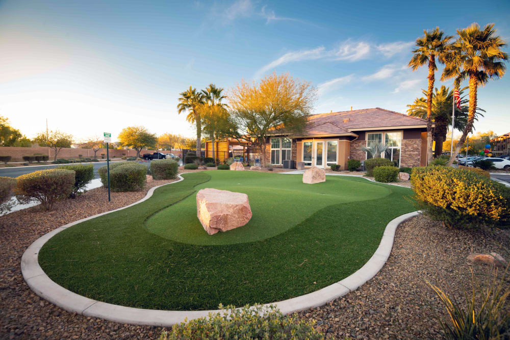 Our Apartments in North Las Vegas, Nevada offer a Putting Green