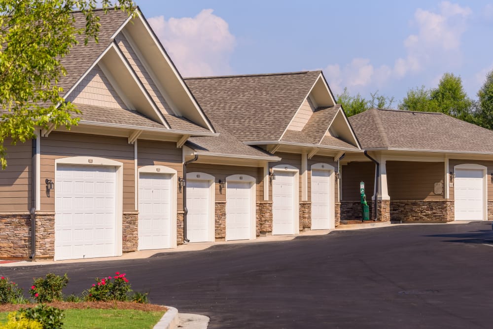 Garages available at Provenza at Old Peachtree in Suwanee, Georgia