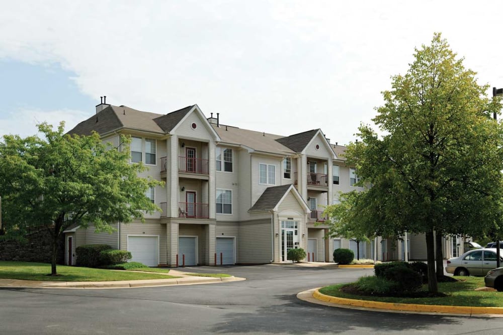 Street view of The Village at Potomac Falls Apartment Homes in Sterling, Virginia