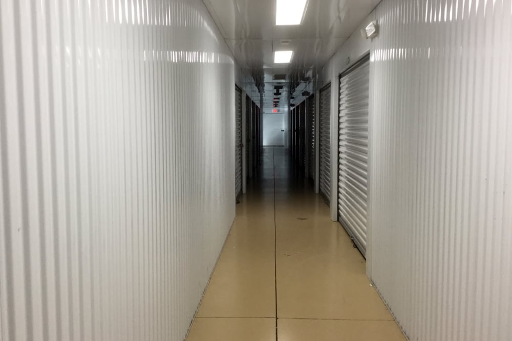 Indoor storage units at Cardinal Self Storage - Graham in Graham, North Carolina