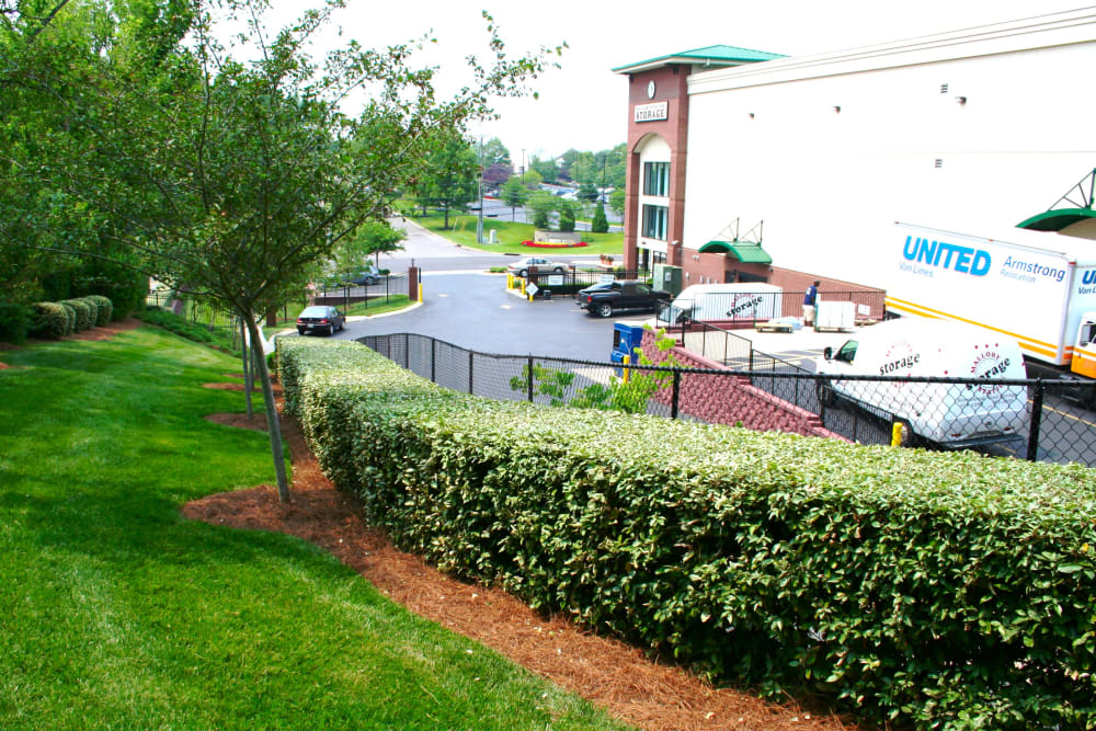 Large loading area at Mallory Station Storage in Brentwood, Tennessee