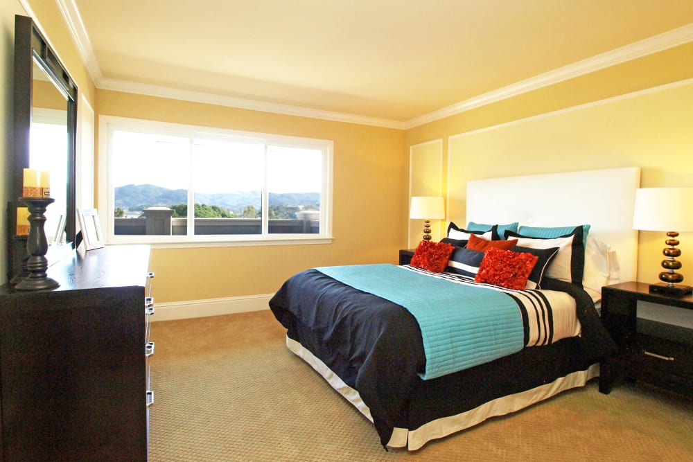 Spacious bedroom at Palmetto at Tiburon View in Tiburon, California