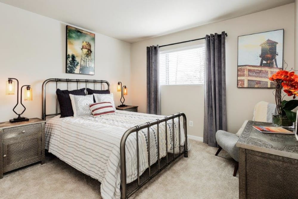 Beautiful Bedroom at Lincoya Bay Apartments & Townhomes in Nashville, Tennessee