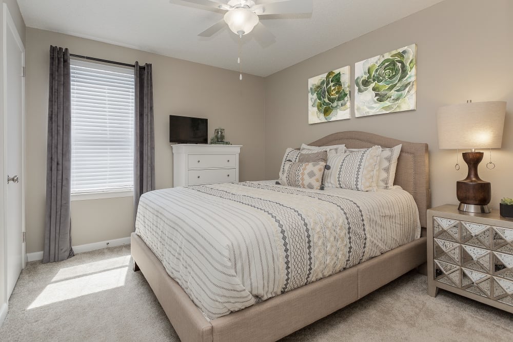 Beautiful Bedroom at Sheffield Heights Apartment Homes in Nashville, Tennessee