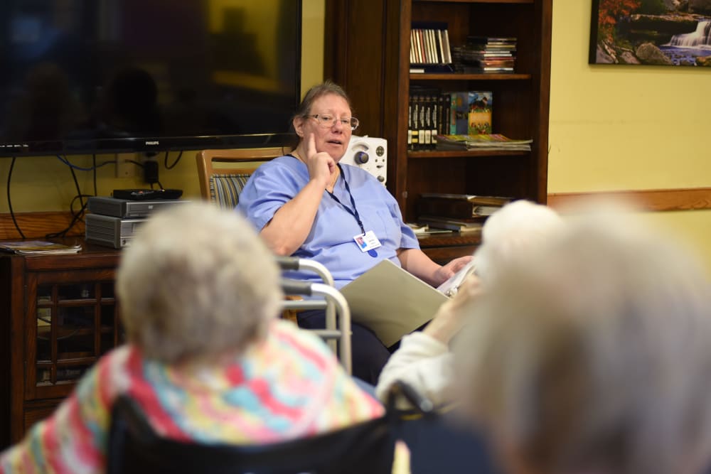 Rehabilitation courses at Belle Reve Senior Living in Milford, Pennsylvania