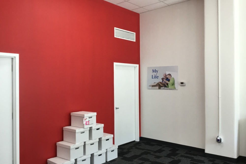 customer service area at  Box Self Storage Units in Cincinnati, Ohio