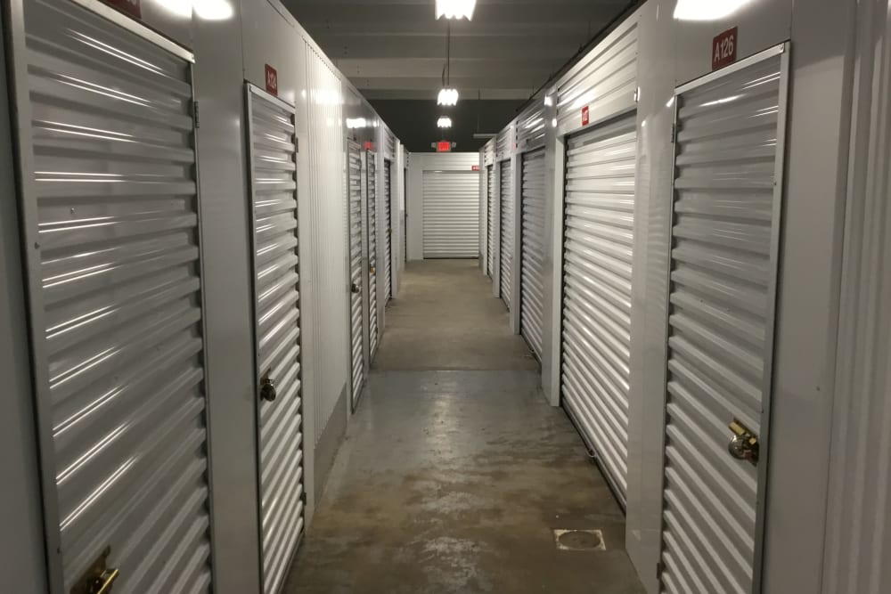 interior storage units at Box Self Storage Units in Cincinnati, Ohio
