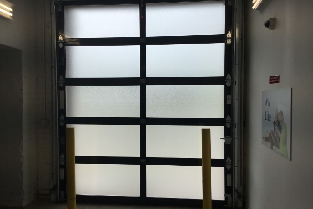 access door to storage units at Box Self Storage Units in Cincinnati, Ohio