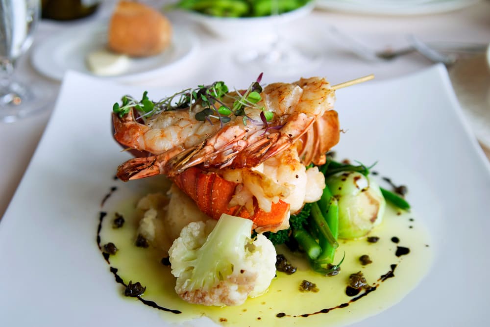 A freshly prepared meal at Brightwater Senior Living of Linden Ridge in Winnipeg, Manitoba