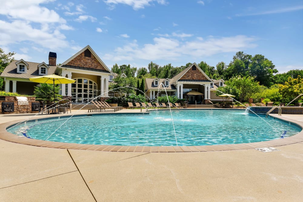 Gorgeous swimming pool at Lullwater at Bass in Macon, Georgia