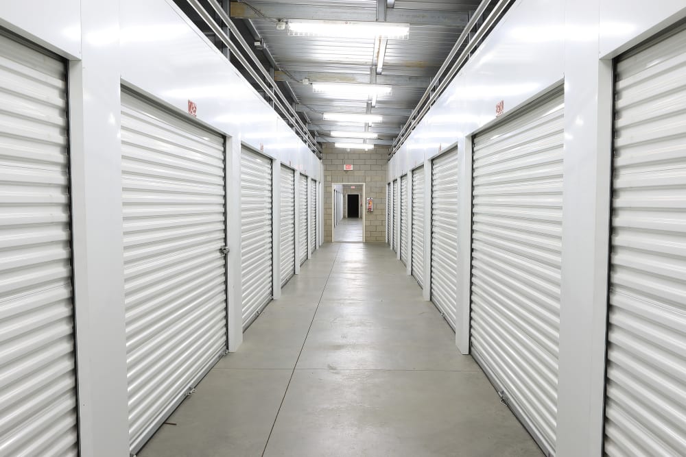 Indoor units at Storage Solutions in Beaumont, California