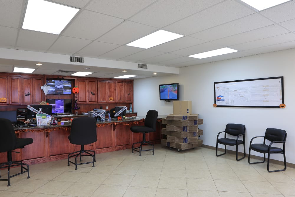 Office at Storage Solutions in Beaumont, California