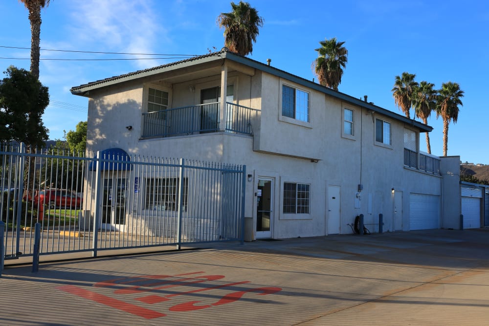 Front office at Storage Solutions in Riverside, California