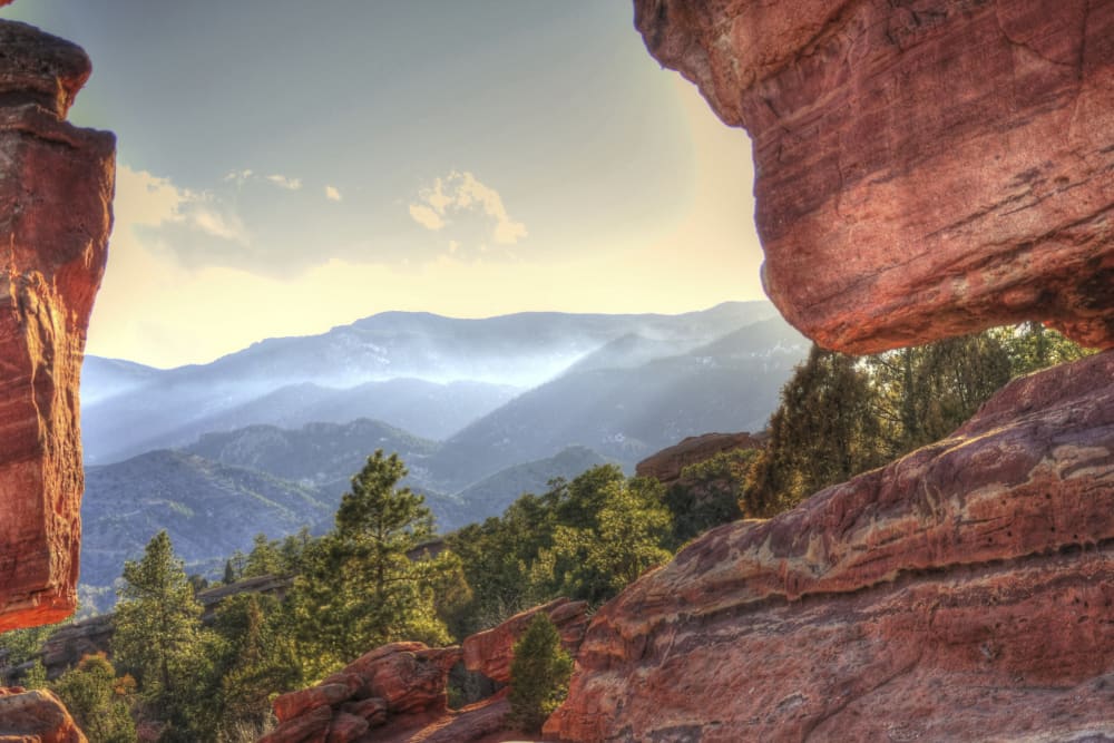 Beautiful mountain views in Colorado Springs, Colorado near FalconView