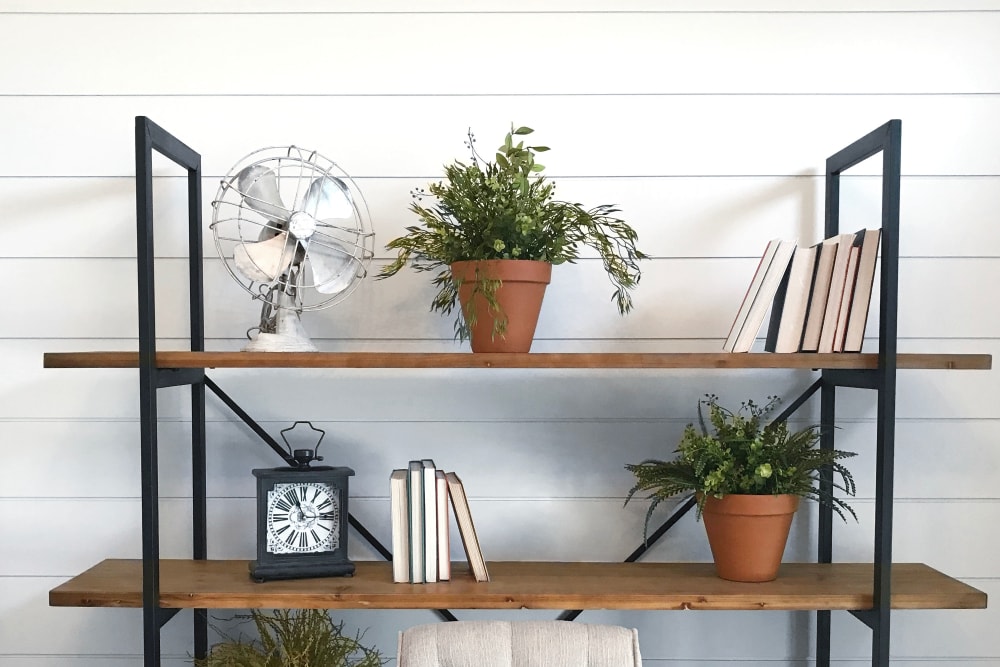 Well decorated shelves at FalconView in Colorado Springs, Colorado