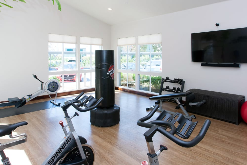 Community fitness center at Pacific Shores