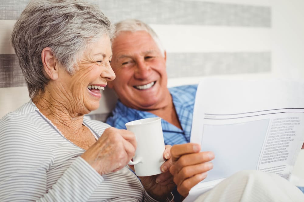 Happy residents at WellQuest of Granite Bay in Granite Bay, California