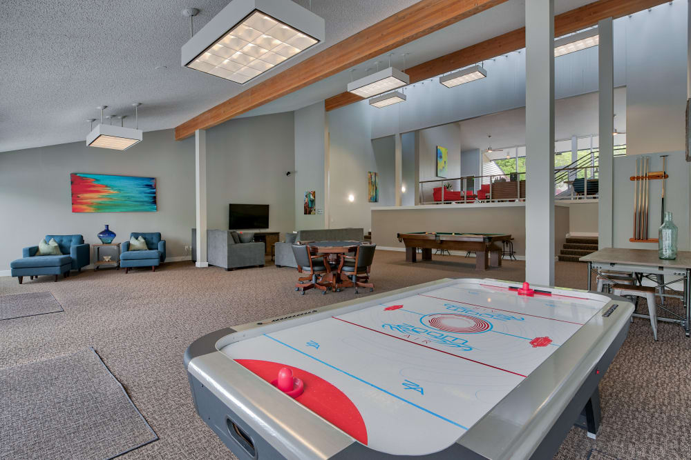 Lakeside Landing Apartments offers a Clubhouse with a Game Room in Tacoma, Washington