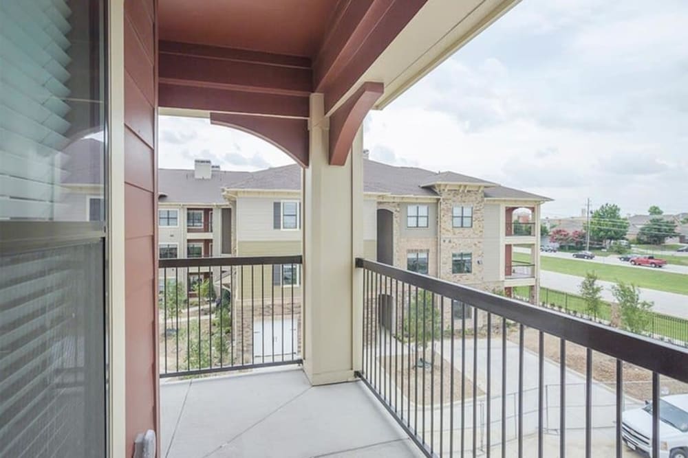 Suite balcony at The Sovereign in Fort Worth, Texas