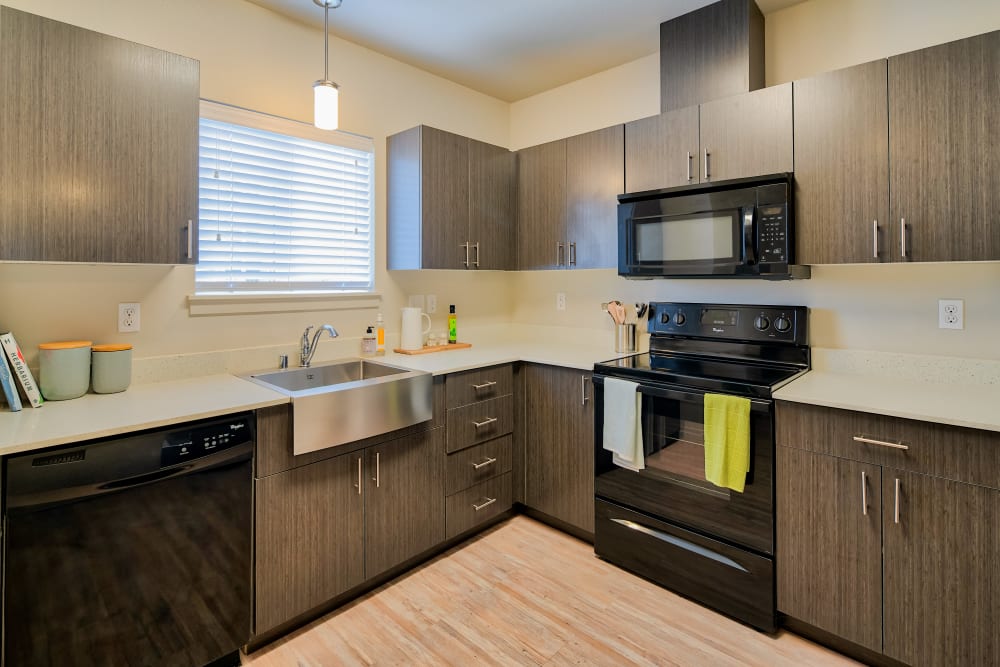 Kitchen at Rock Creek Commons in Vancouver, Washington