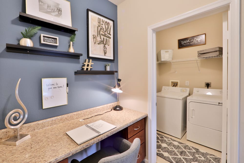 Village at Potomac Falls Apartment Homes offers Apartments with Built-in Desk & Washer Dryers in Sterling, Virginia