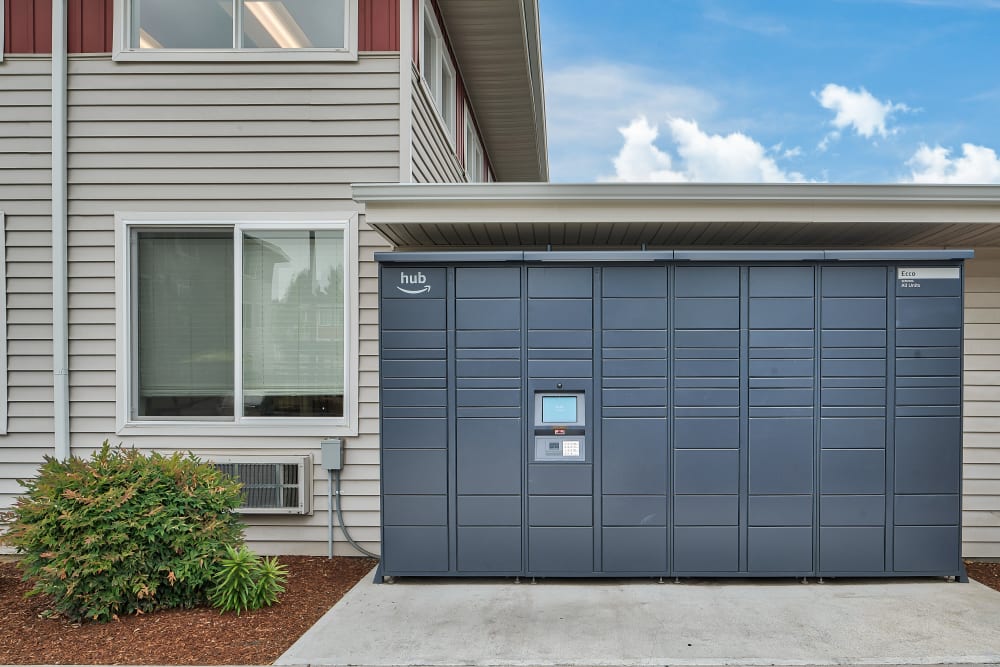 Resident Package Lockers at Ecco Apartments in Eugene, Oregon