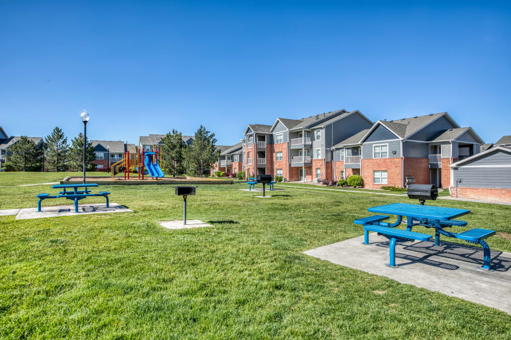 BBQ Area at Centennial East Apartments in Englewood, Colorado