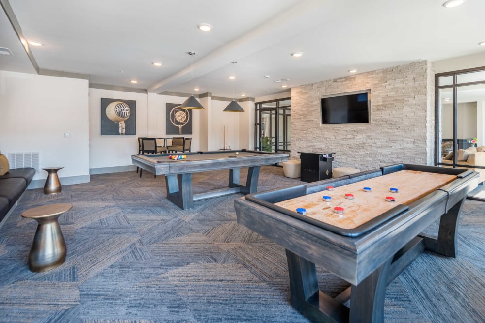 Game room at Leigh House in Raleigh, North Carolina