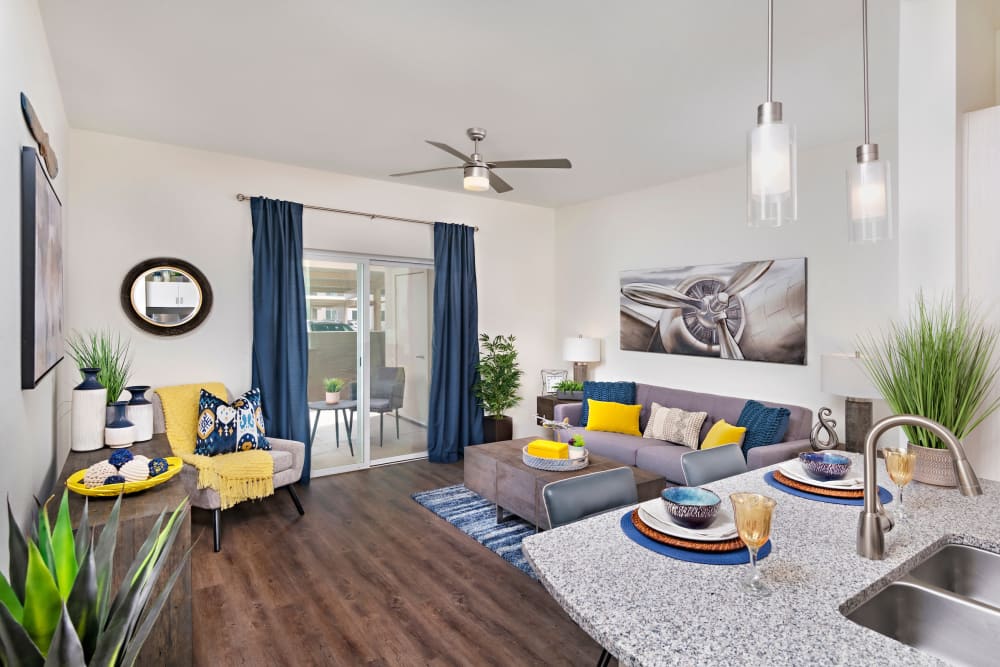 Living room at Sky at Chandler Airpark