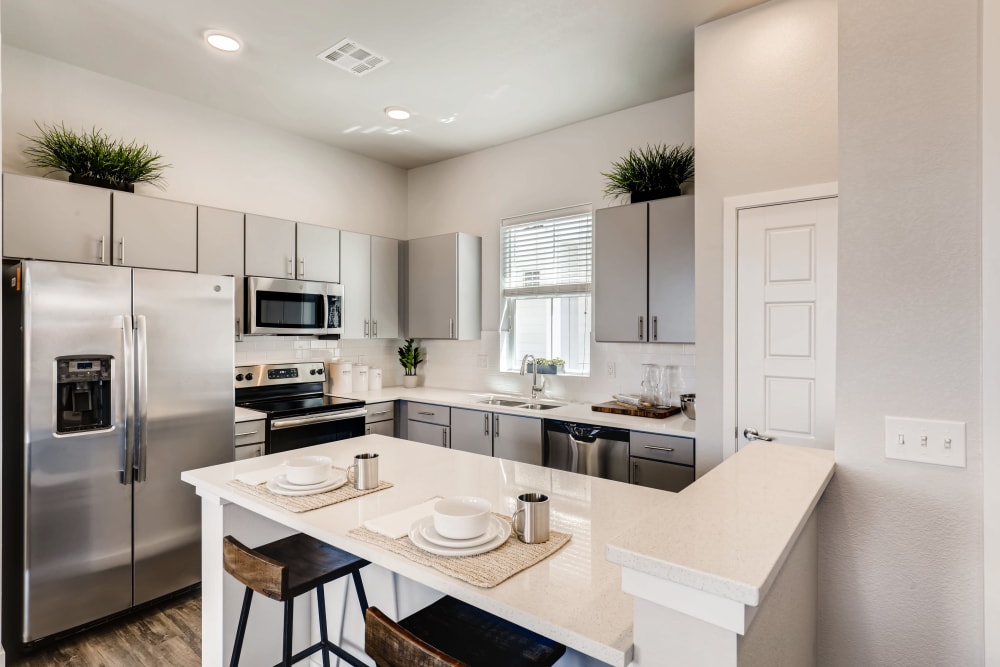 Breakfast nook at Avilla Buffalo Run in Commerce City, Colorado