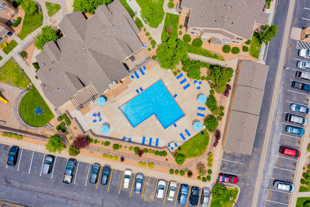 Aerial View of Reserve at Castle Highlands Apartments in Castle Rock, Colorado