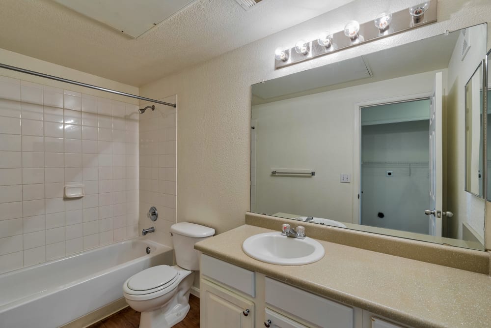 Bathroom at Reserve at Castle Highlands Apartments in Castle Rock, Colorado