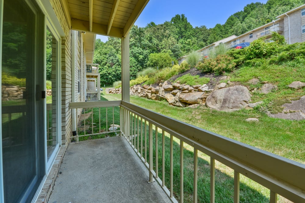 Private Balcony at Apartments in Allentown, Pennsylvania