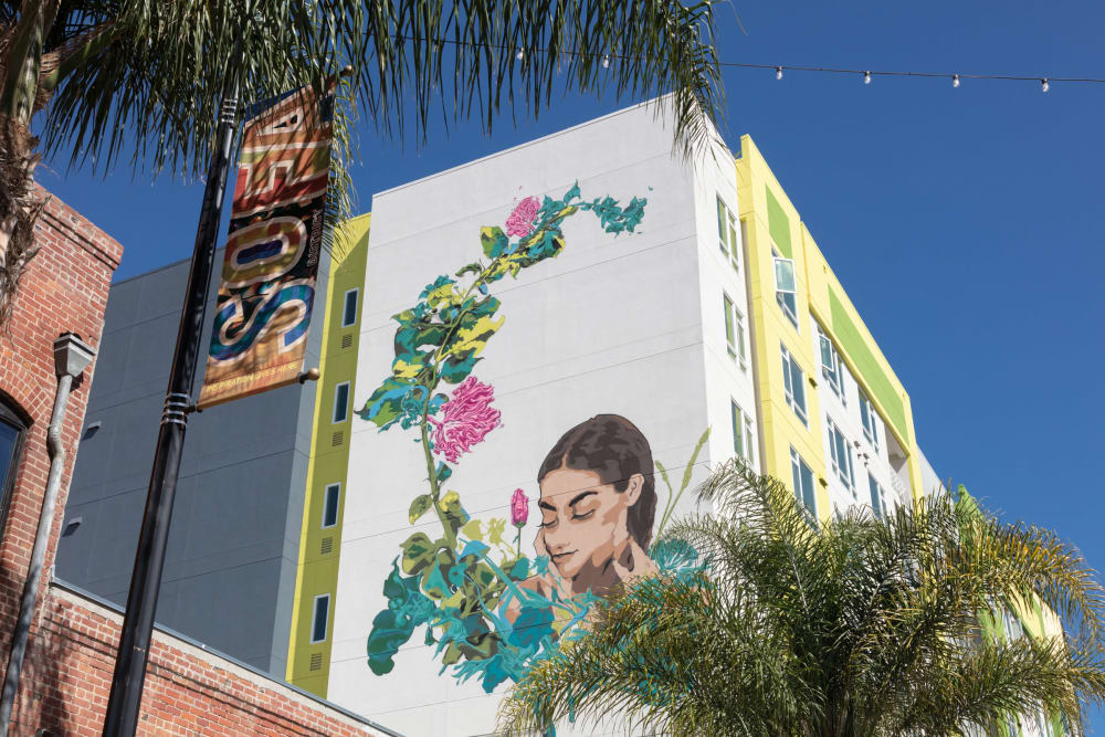 Downtown San Jose mural art on Sparq