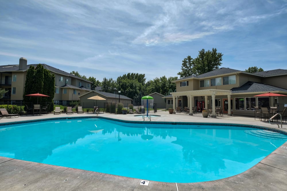 Swimming Pool at Arbor Crossing Apartments in Boise, Idaho