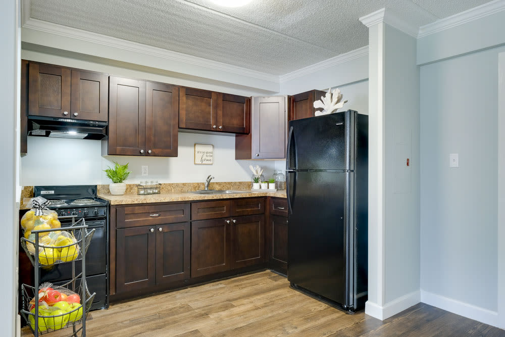 Kitchen model at Grand Villa of Clearwater in Florida