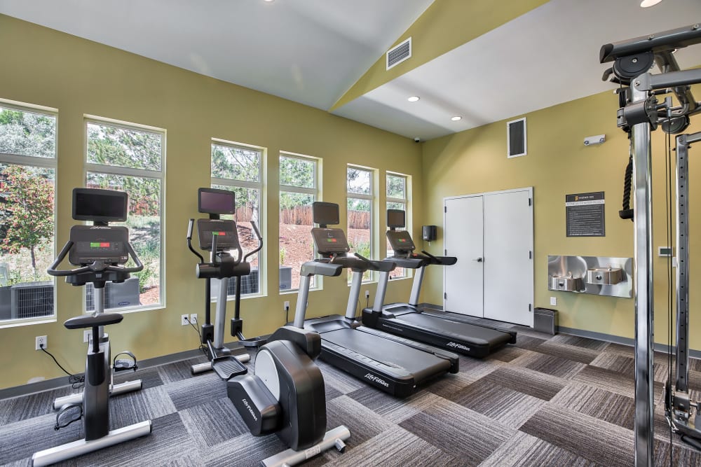 Enjoy Apartments with a Gym at Vistas at Stony Creek Apartments 