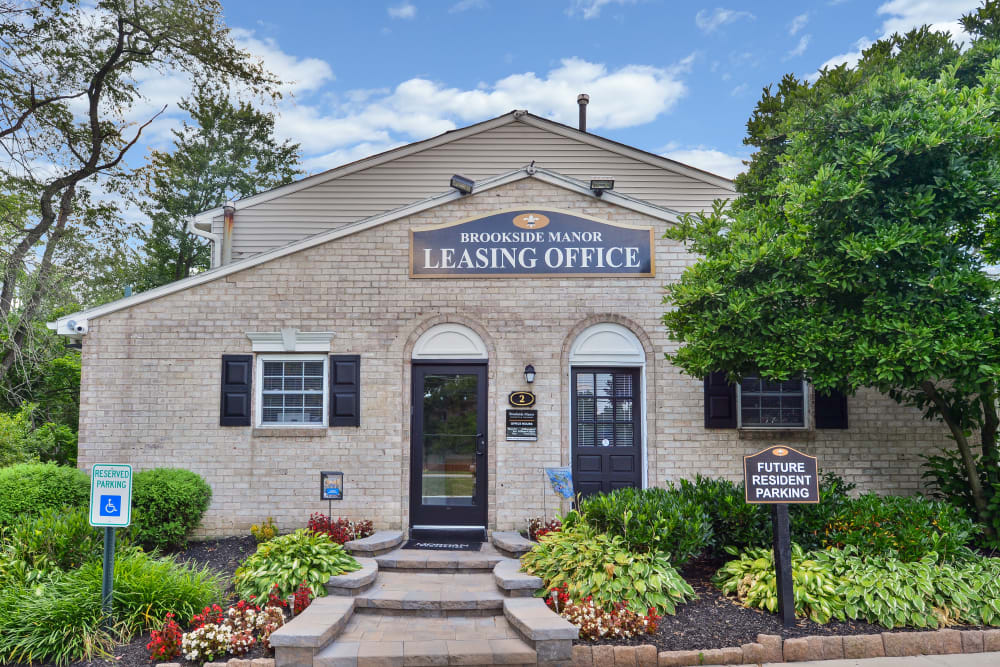 Leasing Office at Brookside Manor Apartments & Townhomes in Lansdale, Pennsylvania