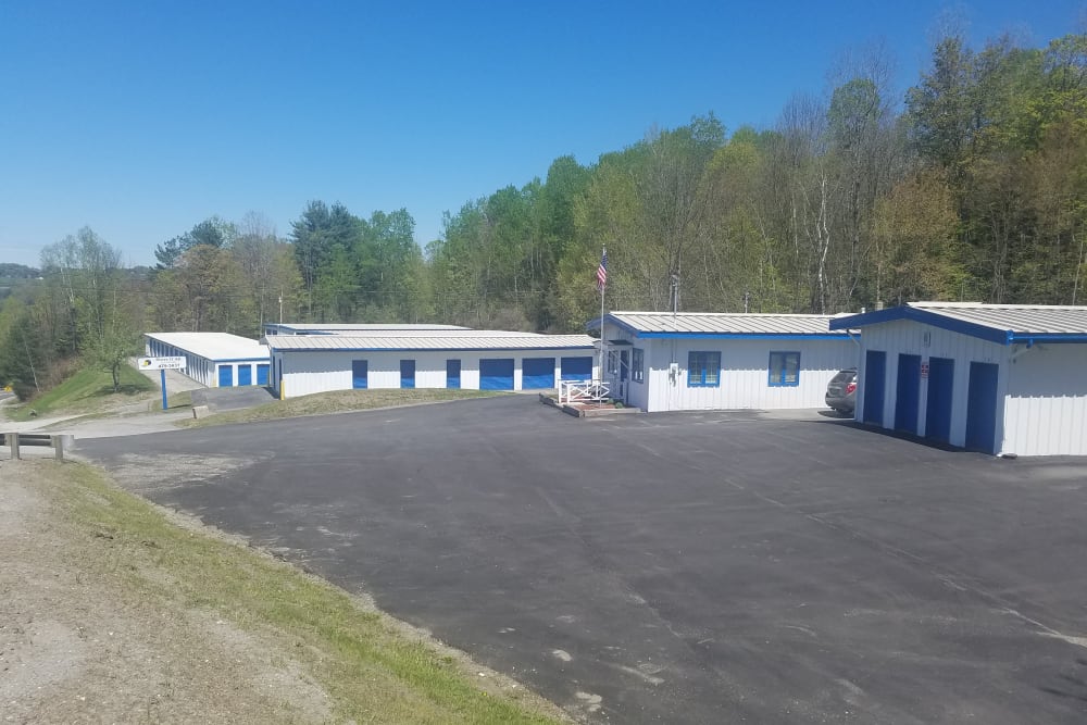 Outdoor storage units at Store It All Self Storage - Barre in Barre, Vermont