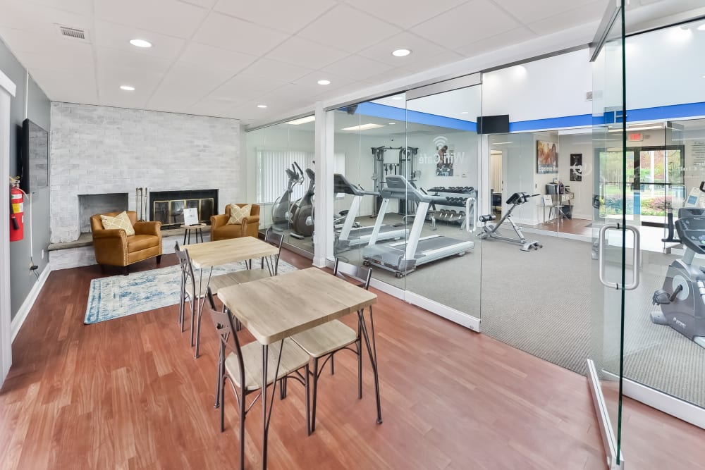 Fitness Center at Cranbury Crossing Apartment Homes in East Brunswick, New Jersey