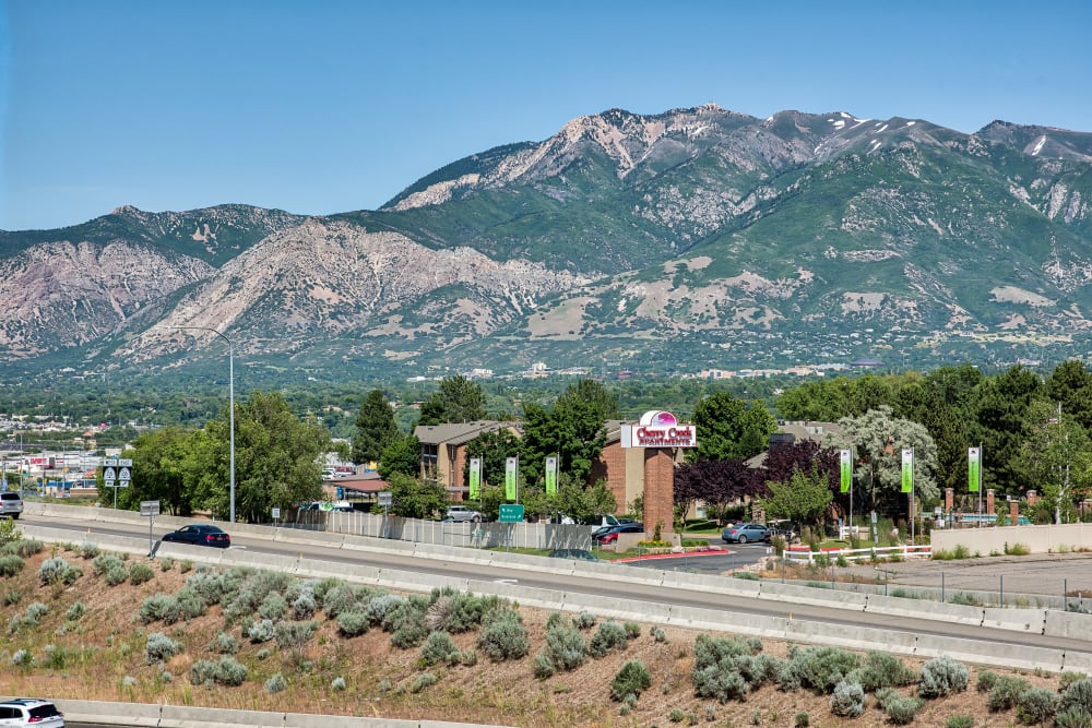 Beautiful Views around Cherry Creek Apartments in Riverdale, Utah