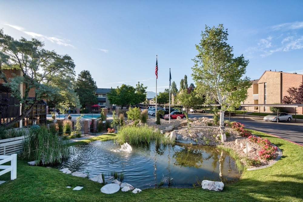 Exterior of Cherry Creek Apartments in Riverdale, Utah