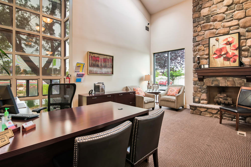 Leasing Office at Cherry Creek Apartments in Riverdale, Utah