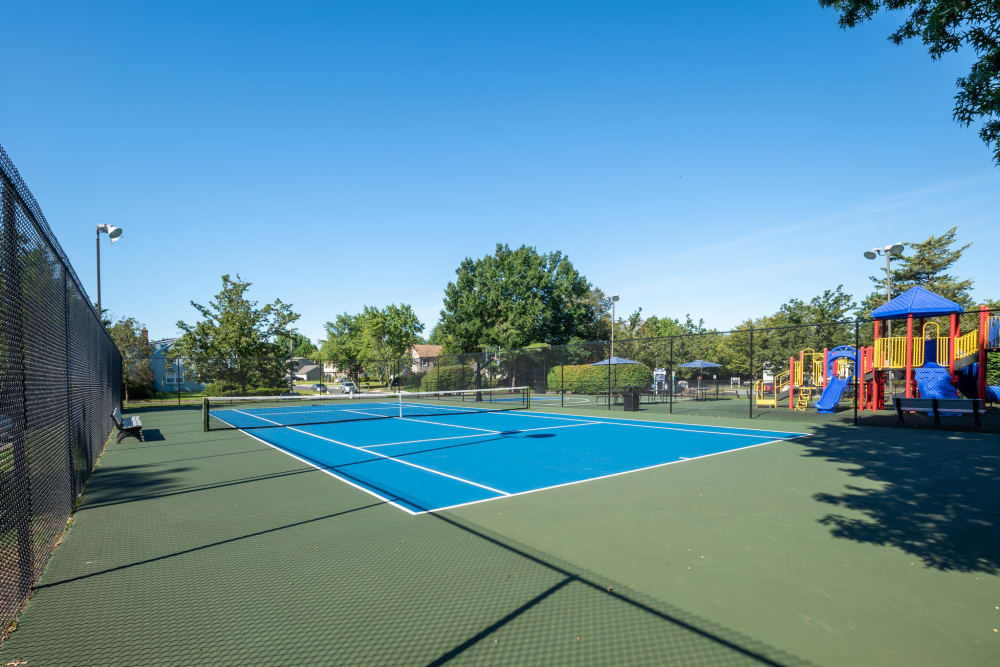 Tennis court at The Village at Voorhees in Voorhees, New Jersey