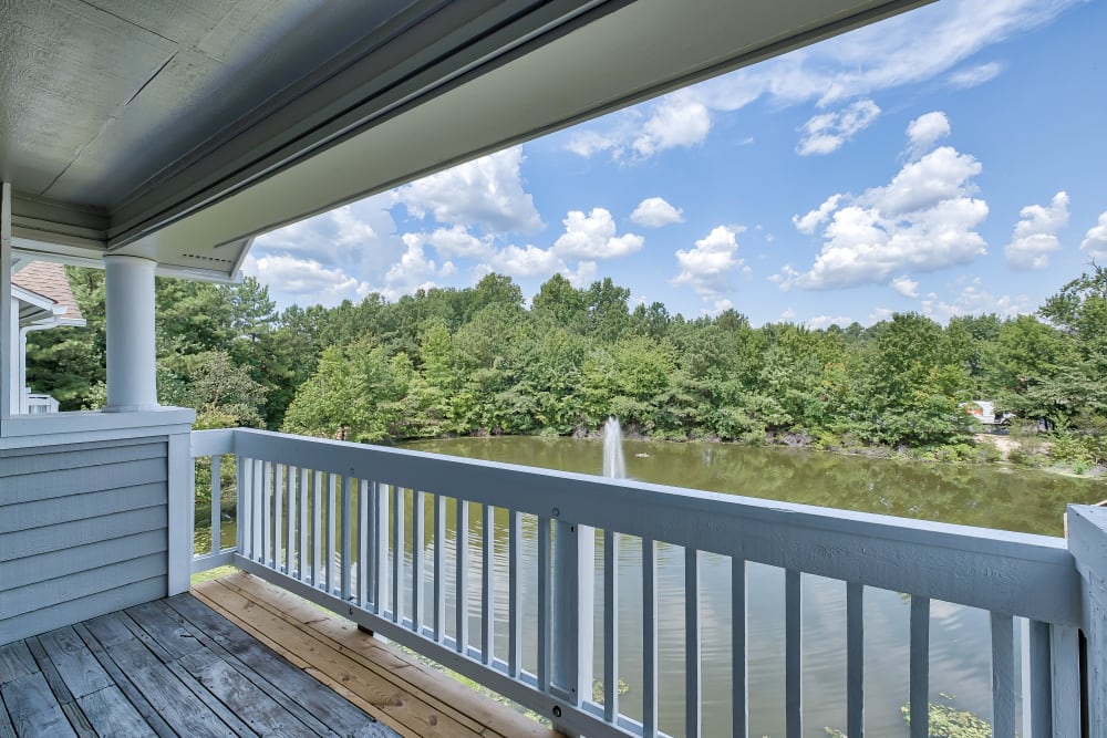 Private Balcony at Apartments in Richmond, Virginia